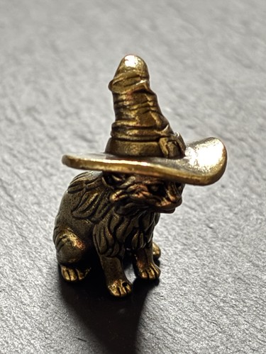 Magische katzenfigur messing - magische,
