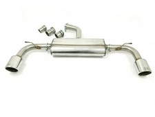 Edelstahl Sportauspuff Endschalldämpfer GTI Look für VW Golf 7 bis 2016 100mm