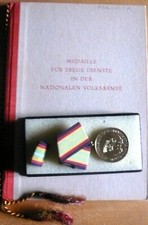DDR Medaille + Urkunde - NVA