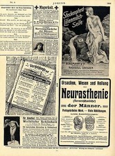 Wasssernymphe & Steckenpferd Lilienmilch-Seife Ad 1906