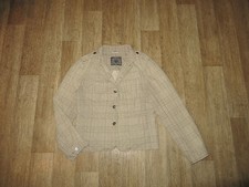 STREET ONE Jacke / Blazer Crash - Optik Beige + Kariert Gr.42 **TOP**