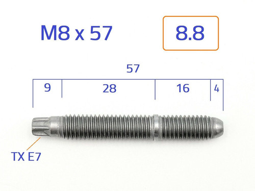 Longnose stehbolzen - 1, st.