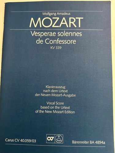 Mozart vesprae solennes - w.a.mozart,,