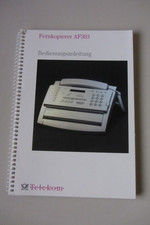 Bedienungsanleitung Deutsche Telekom / Post Fernkopierer / Fax  - AF 303