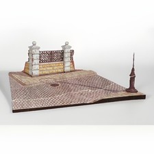 1/35 Scale STREET W/PARK WALL