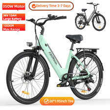 HillMiles City E-Bike 250W 25km/h Elektrofahrrad 26Zoll 36V13Ah Damen/Herren DE