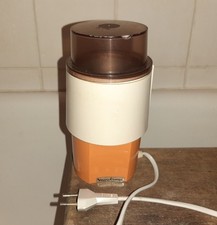 Moulinex Junior Typ 228 Vintage Elektrische Kaffeemühle 240 W Orange 70er 