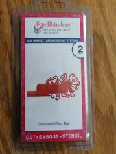 Spellbinders Stanze * Ornamental Tags One *   2 Stanzen neuwertig