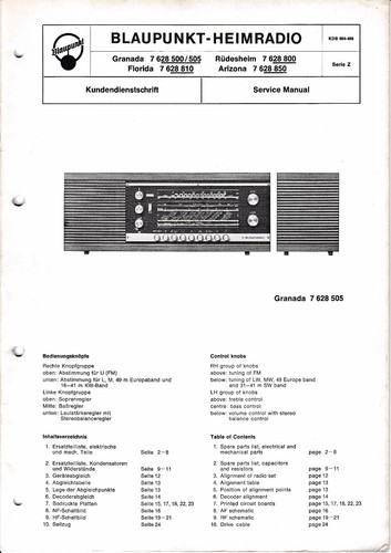 Service manual blaupunkt - service,