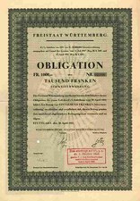 Freistaat Württemberg 1931