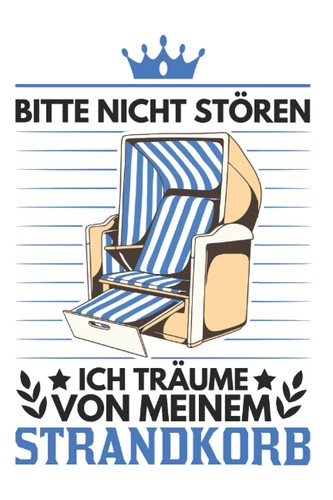 Strandkorb notizbuch träume - strandkorb,