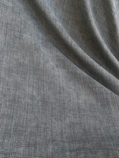 Vorhang Schal Stoff Meterware Höhe 2,90m grau Muster geschmeidig halbtransparent