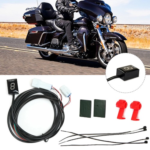 Motorrad ganganzeige rot - motorrad, led