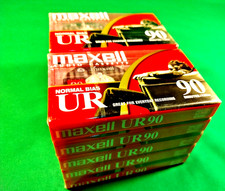 5 X maxell UR-90 tapes new