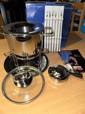 Fondue Set Edelstahl