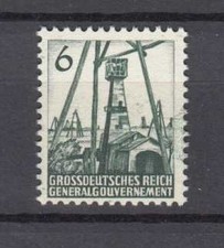 GENERALGOUVERNEMENT Probedruck I P I  Bohrtürme (*) BPP Fotoattest - € 1400