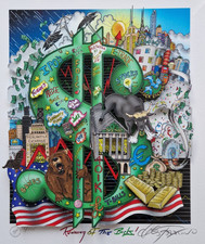 Charles Fazzino RUNNING OF THE