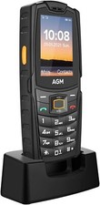 AGM M6 4G Outdoor Handy ohne Vertrag Tastenhandy Robust Taschenlampe Ladestation