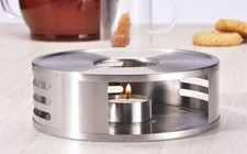Edelstahl Stövchen Teelichthalter Kaffeewärmer Tee-Kaffee-Wärmer Warmhalteplatte