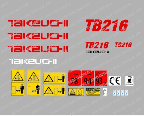 Takeuchi tb216 mini bagger - takeuchi,