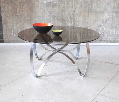 Space age couchtisch - couchtisch, glas