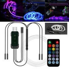 Auto PKW Ambientebeleuchtung USB LED Streifen Innenraumbeleuchtung Lichtleiste.
