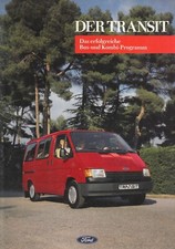 FORD TRANSIT Prospekt Brochure