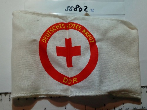 Ddr rot kreuz armbinde - ddr,