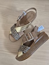 Gabor - Plateau Sandalen - Leder - Gr. 40 / 6 1/2 * NEU mit Etikett *