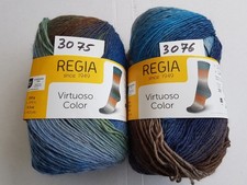 REGIA Sockenwolle 6 fach Color 6 fädig 2 Knäuel a,150gr.