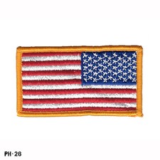 US American Flag Patch ~ Right