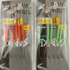 Rotbarsch Vorfach System Paternoster Rig Naturköder Pilk Norwegen System 4m 3/0