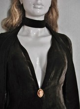 SAMT BAUMWOLLE Abendkleid Bodenlang Maxikleid Kleid Mittelalter Gothic Viktorian