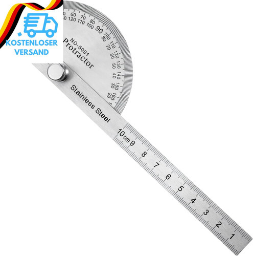 Winkelmesser metall 180 - metall, 0-180°