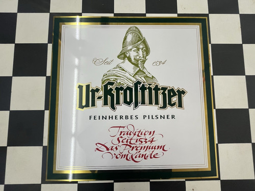 Krostitzer blechschild - ur-krostitzer,