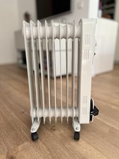 Ölradiator 2000 Watt, Heizung Elektrisch mit Thermostat, 9 Heizlamellen