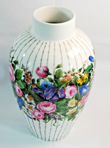 Porzellan große vase 42 cm - ,
