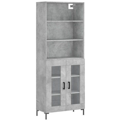 Highboard betongrau - highboard,
