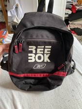Rucksack, Reebok,Retro, Klein, Kinder, Schwarz, Original, Gebrauchsspuren