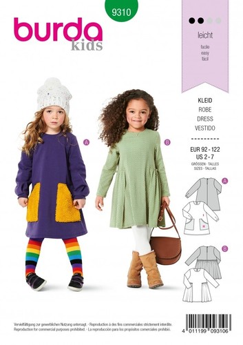 Burda schnittmuster 9310 - burda,