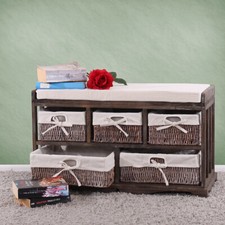 Kommode und Sitzbank mit 5