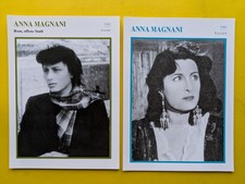 ANNA MAGNANI / 2 Filmstar - Sammelkarten