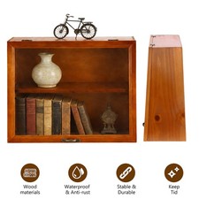 Holz Vitrine Sammlerkasten