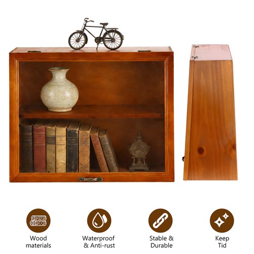 Holz vitrine sammlerkasten - vitrine,