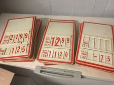 26 Getränke Preisschilder - Meto - gebraucht