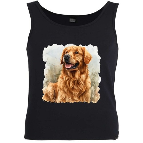 Tank top golden - top,