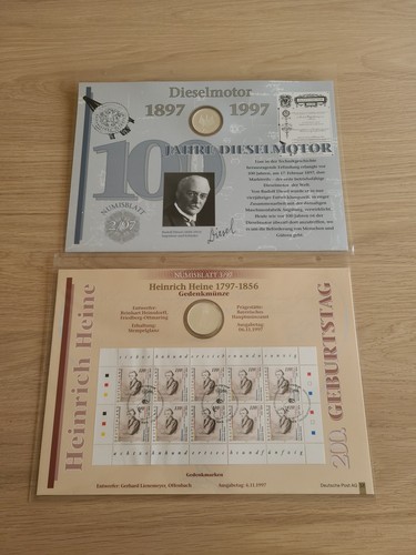 Numisblätter mit münzen 97 - münzen, 1/97