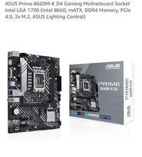 ASUS Prime B660M-K D4 LGA 1700