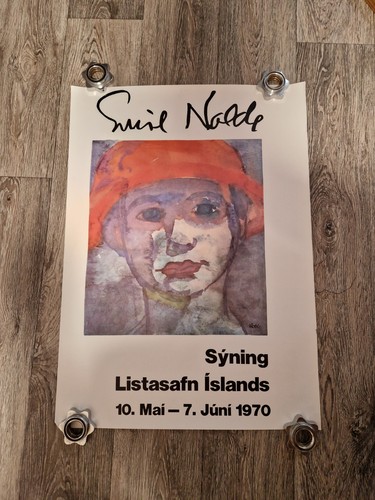 Emil nolde plakat sýning - emil,
