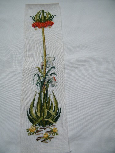Kreuzstich stickbild blumen - stickbild,